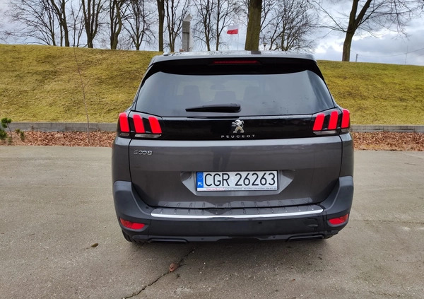 Peugeot 5008 cena 82900 przebieg: 130120, rok produkcji 2019 z Przedbórz małe 191